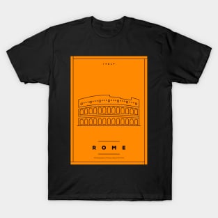 Rome Minimal Poster T-Shirt